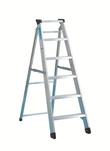 Zarges - EN131 Industrial Swingback Stepladder 7 Treads