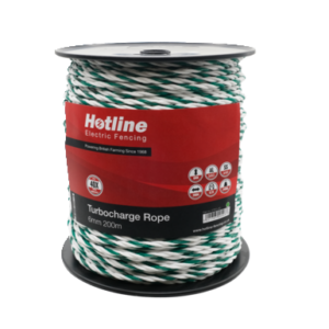 Hotline 6mm Supercharge Rope 400m Green/White
