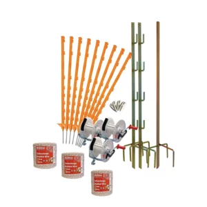 Hotline 9-strand Polywire Geared 3 Reel System - 500m