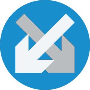 Keep Left or Right Metal Sign, 750mm Square