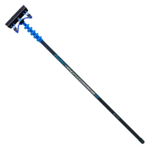 Aquaspray® Venom 22ft 50% Carbon 50% Fiberglass Waterfed Window Cleaning Pole – 5 Sections